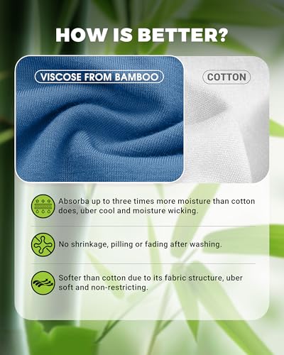 Image of BAMBOO COOL Womens Underwear, Moisture-Wicking Briefs, Soft and Breathable Panties, Mid Waist, 5-Pack