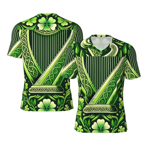 Stylish Athletic Sports Jersey Harps-Shamrocks Men's Rugby Jersey 4X-Large