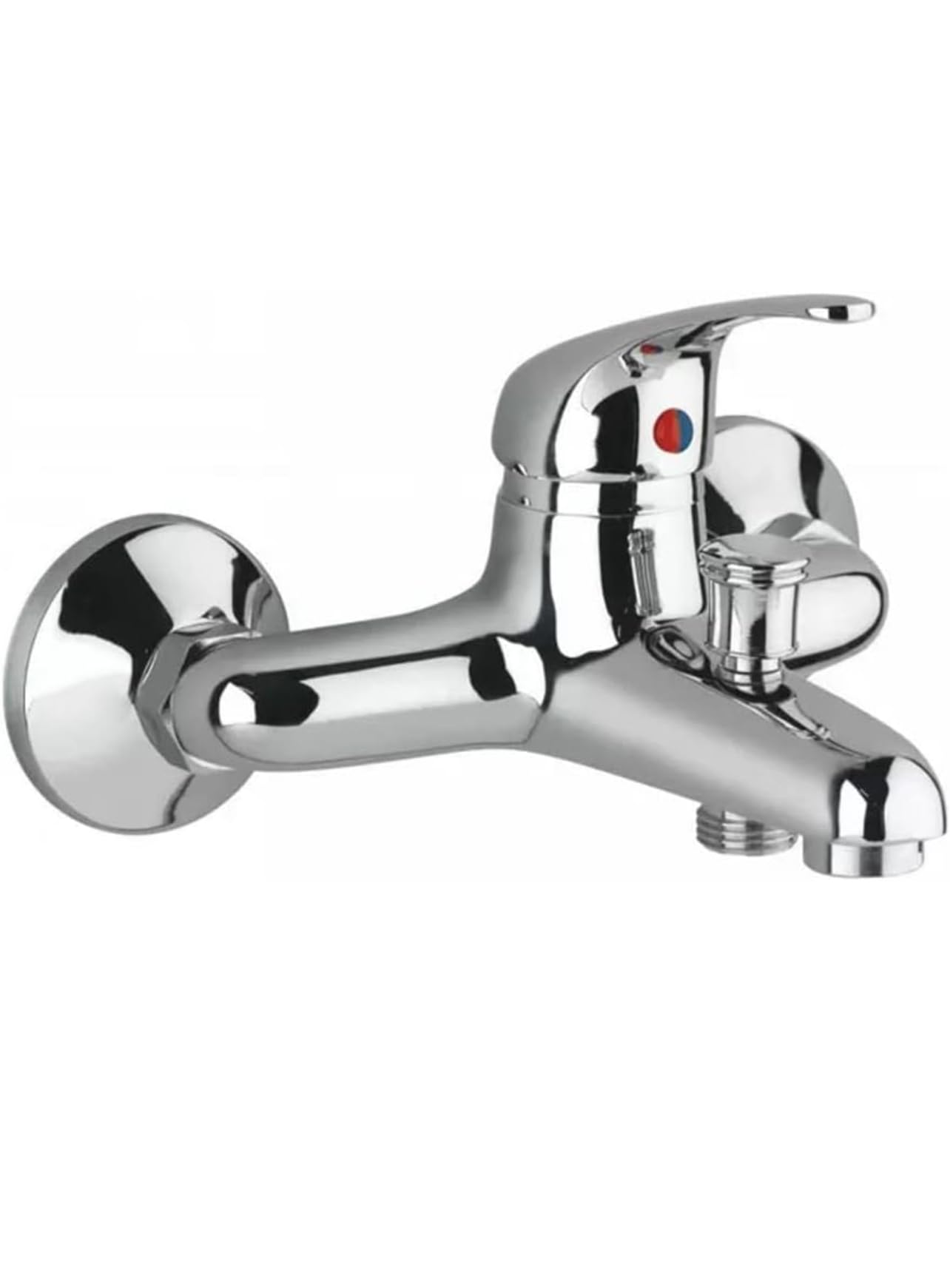 Bdit ACCESORI Rubinetto per vasca da bagno Rubinetto a parete Rubinetto Miscelatore per vasca da bagno cromato