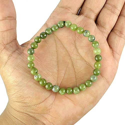 Image of Reiki Crystal Products Natural Crystal Stone Bracelet 6 mm Round Beads for Men & Women | Gemstone Jewellery Bracelet | Reiki Charged | Multiple Stone Variants Available