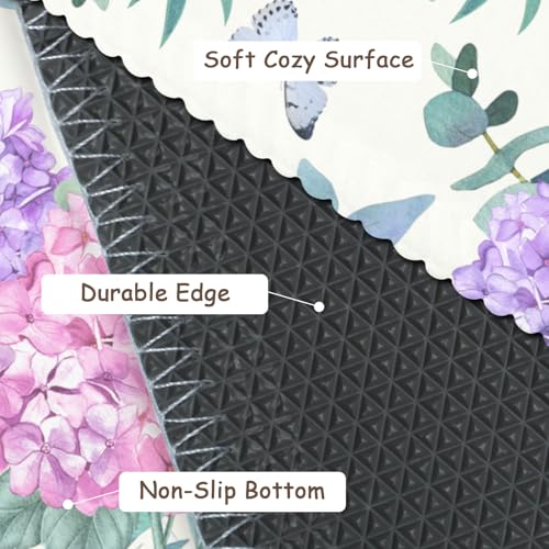 Tapete decorativo floral hidrangea 24x35 pulgadas miniatura 4