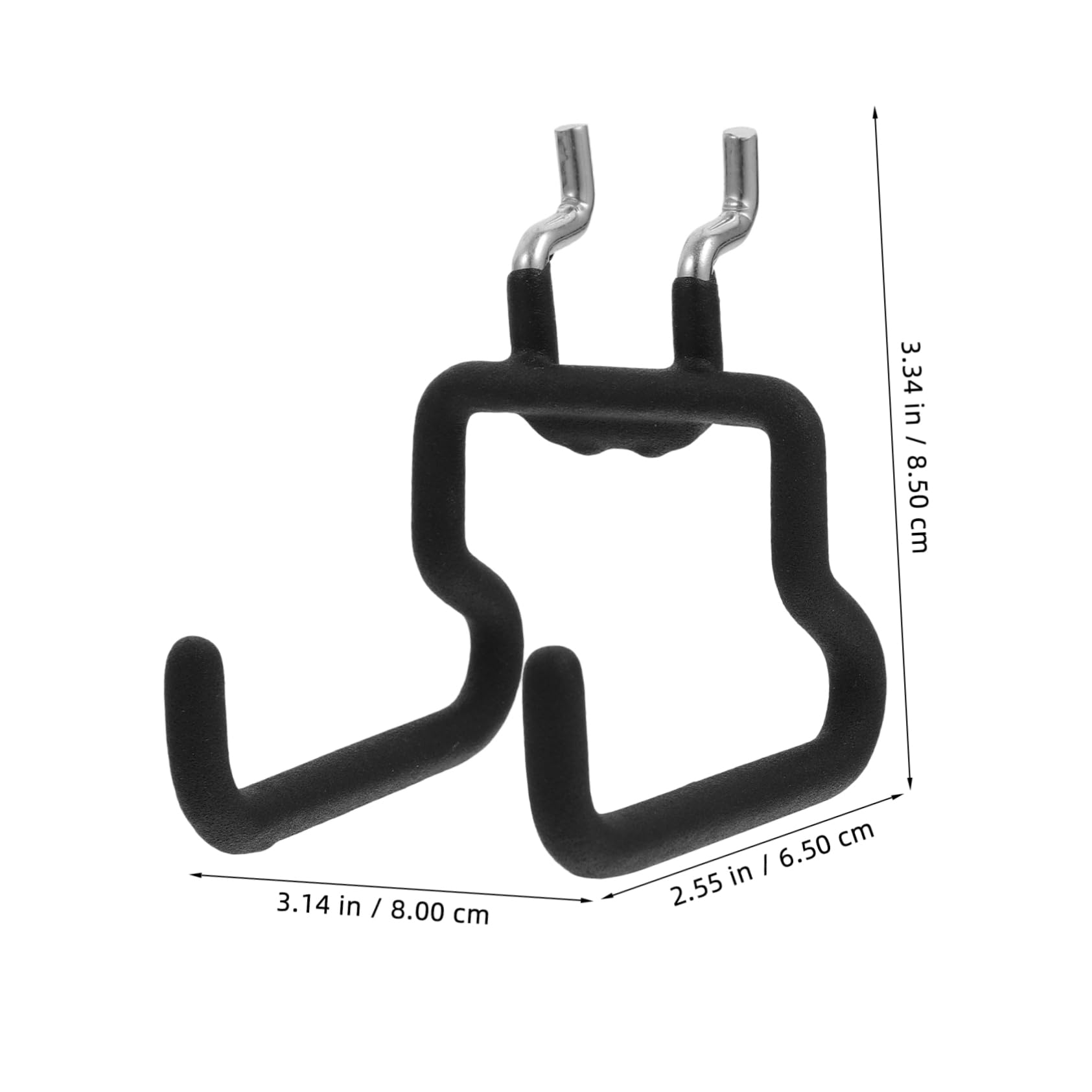 KONTONTY Stainless Steel Garage Hooks Heavy Duty Pegboard Accessories Slatwall Panel Hooks