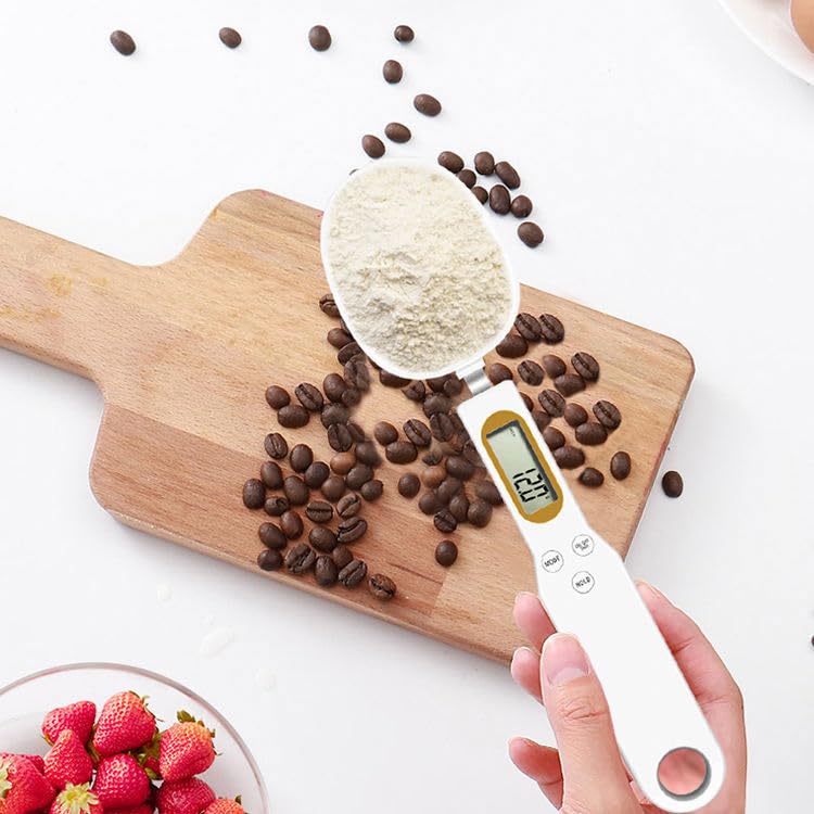 S S Mart Hand Held Digital Spoon Weighing Scale – 500g / 0.5g Precision || Food Weight Machine for Diet, Nutrition, Baking, Coffee, Spices & Health Measuring – LCD Display & Tare Function-image-9