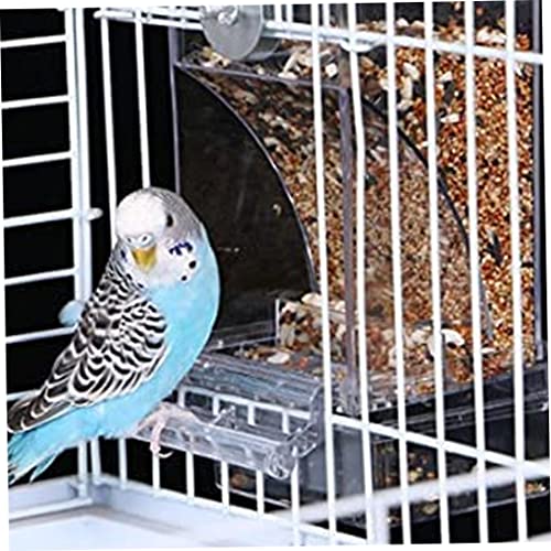 Distributeur de graines pour cage à oiseaux propre et sans désordre