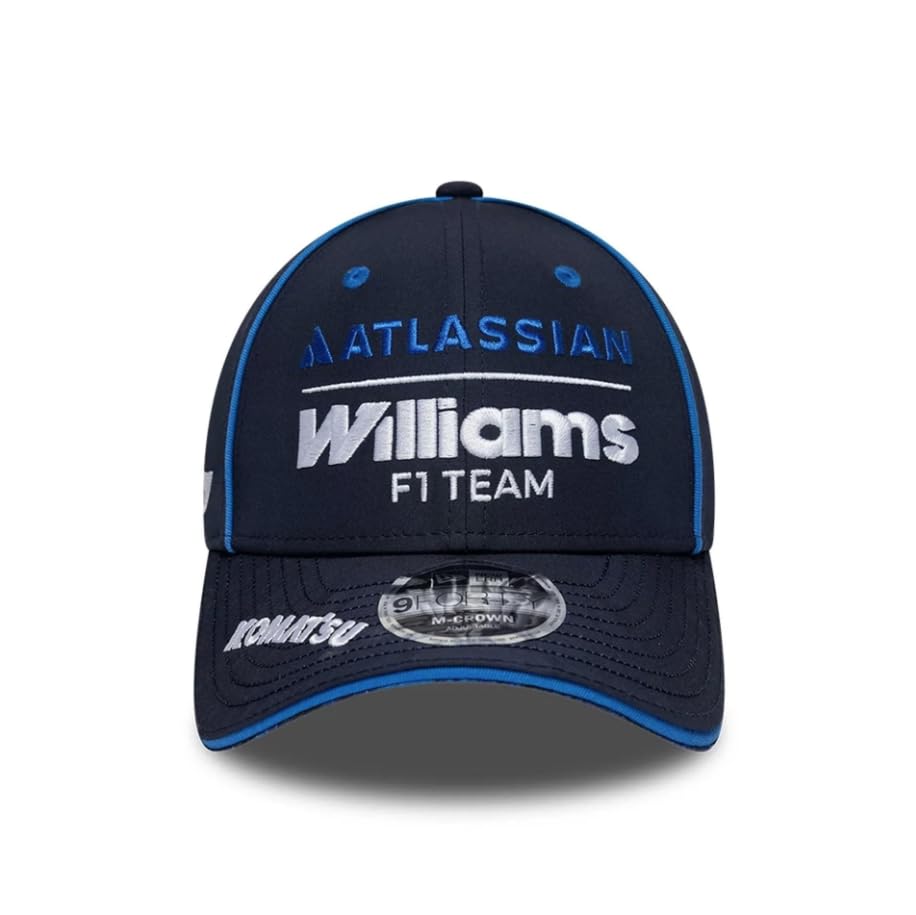 New Era Williams Racing F1 Team Offizielle Kollektion 2026 Team Baseball Cap Mütze Verstellbar Navy Blau