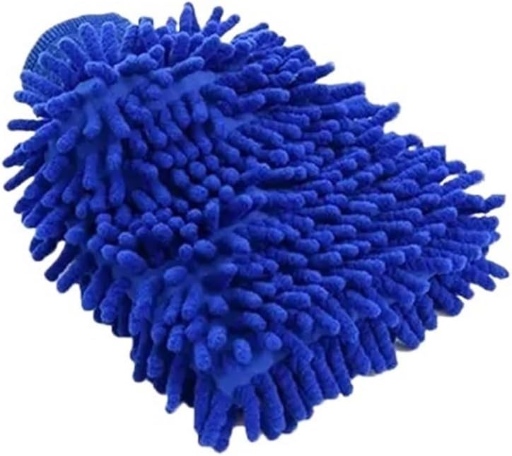 Chenille Plush Car Wash Gloves - Double-Sided Microfiber Cleaning Mitts for Cars, Trucks, and (1/2PCS)(2pcs)