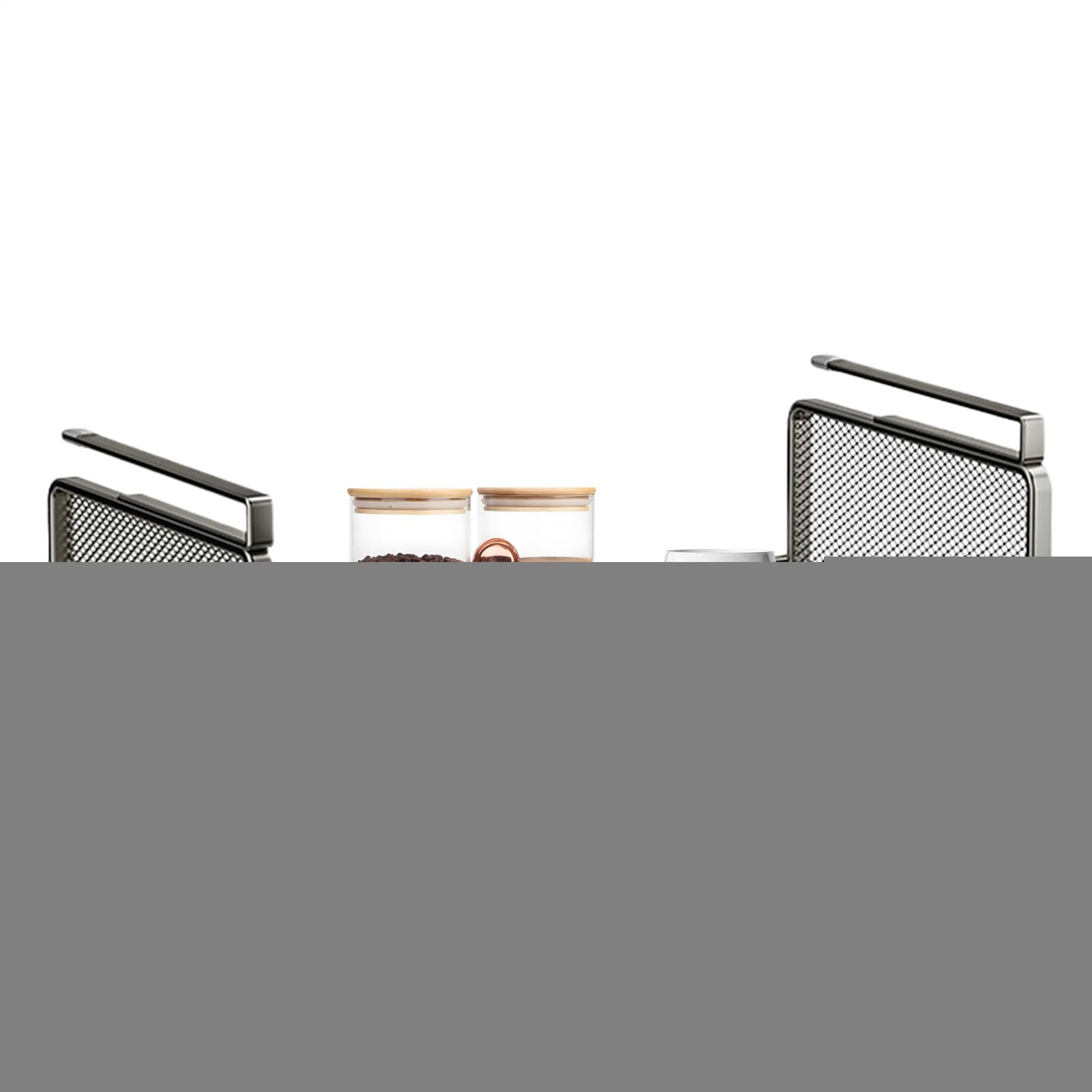 Cesta para debajo del estante expandible de 16x9.4'' organizador de metal