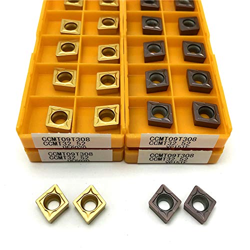 10x CK CCMT09T304 BP010 Carbide Inserts (CCMT32.51) For Steel Turning On SCLCR/L Holders