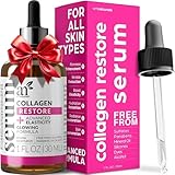 artnaturals Collagen Booster Serum for Face - Anti-Aging Reduces Wrinkles and Boosts Collagen - Heals and Repairs Skin - Improves Tone and Texture - Hyaluronic Acid & Vitamin E - 1 oz.