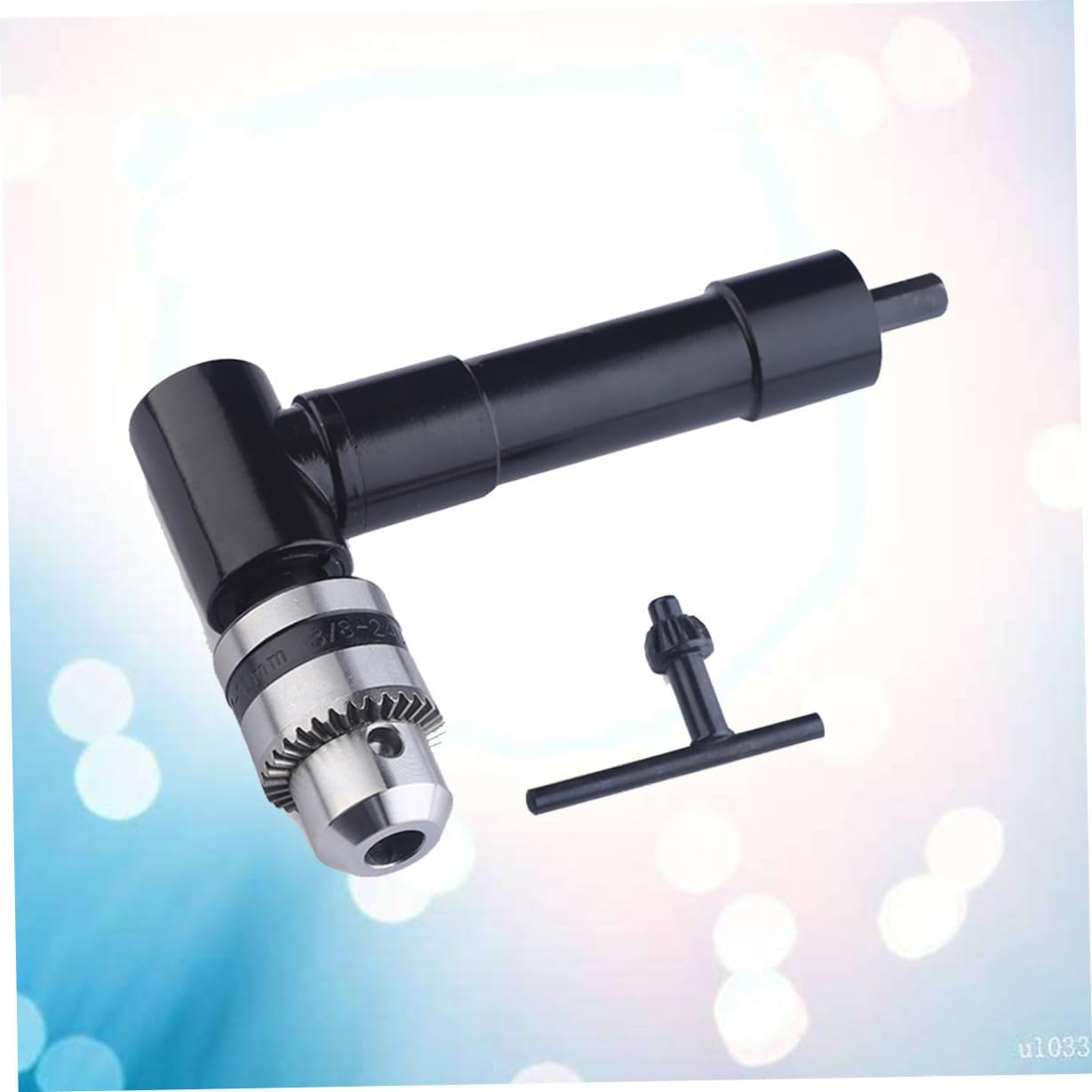 NUOBESTY 90 Degree Right Angle Drill Attachment Adapter Aluminum Socket Holder for Electric Drill for Tight Spaces and Hard-to-Reach Areas