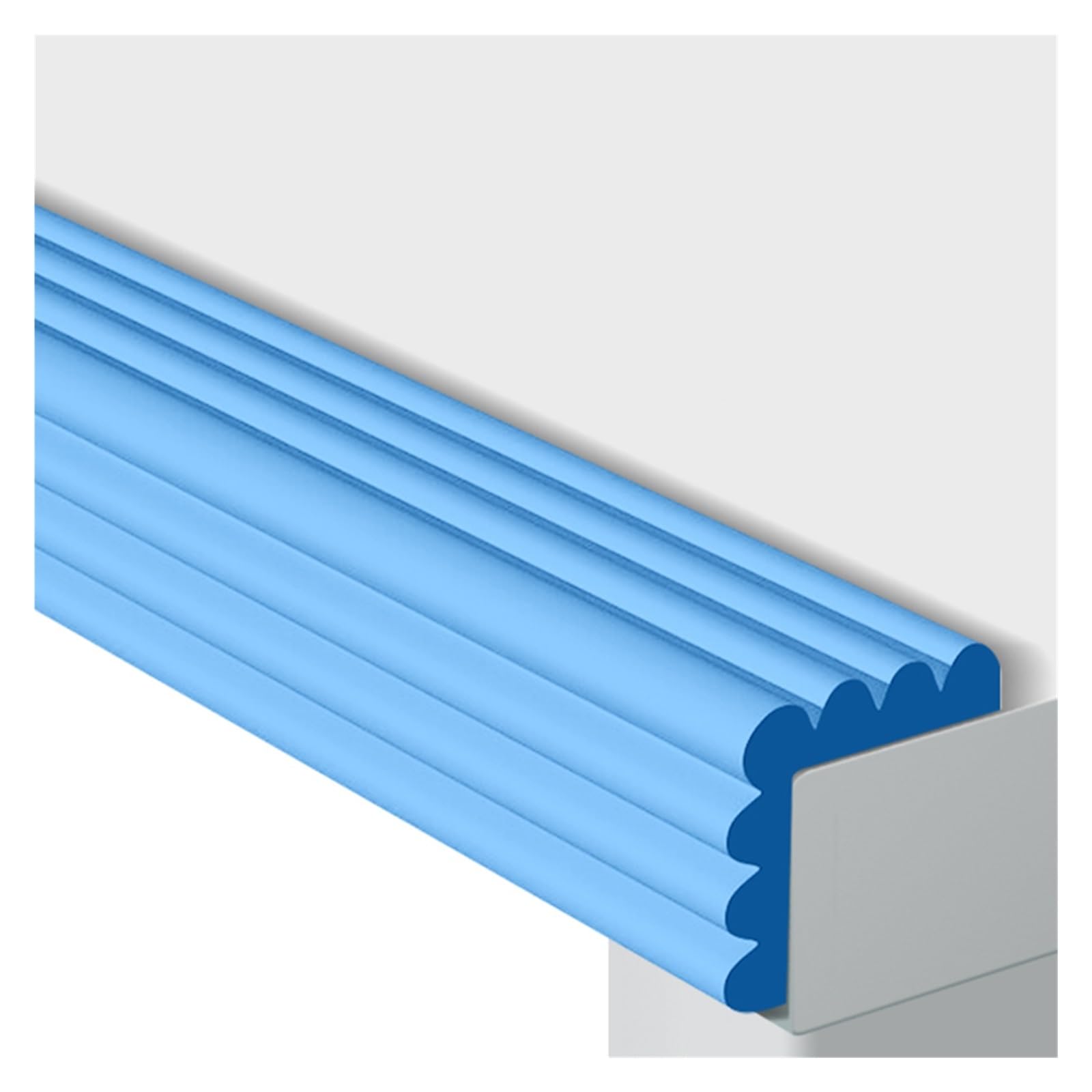 Foam Safety Strips - Self-Adhesive W Shape Table Protectors Corners Cushion Bumper, For Glass Table Furniture Fireplace - Edge Children's Anti Collision Strip