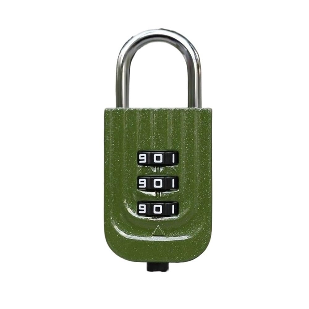 Suitcase Locks, 3 Digit Password Padlock Multicolor(Groen)