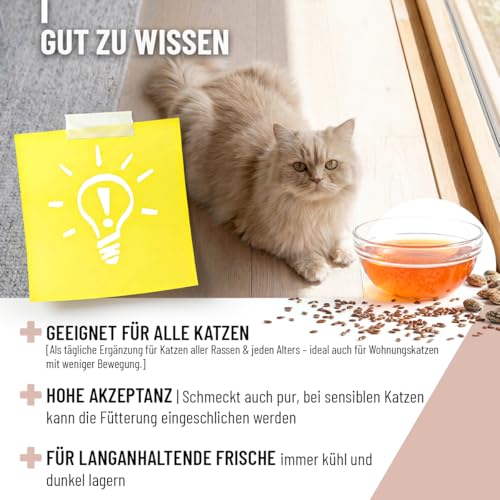 ReaVET Darmöl für Katzen 50ml I Verdauung, Darmflora I Sekundierend bei Verstopfung und Verdauungsproblemen, kein Remedium und Laxans