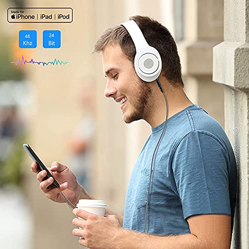 (Apple Mfi Certified) Iphone Aux Cord For Car,Lightning To 3.5Mm Audio Cable Compatible With Iphone 13/12/11/Xr/Xs/X/8/7/6 Plus/Se 2,Ipad For Car Home Stereo,Speaker,Headphone,Support All Ios-3.3Ft #TOP7