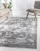 Unique Loom 3134093 Sofia Collection Traditional Vintage Beige Area Rug, 8' x 10' Rectangle, Gray