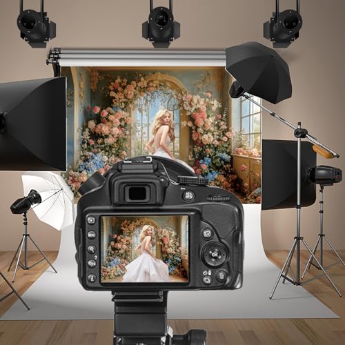 Fondo Fotográfico Floral 10x7ft Baocicco miniatura 3