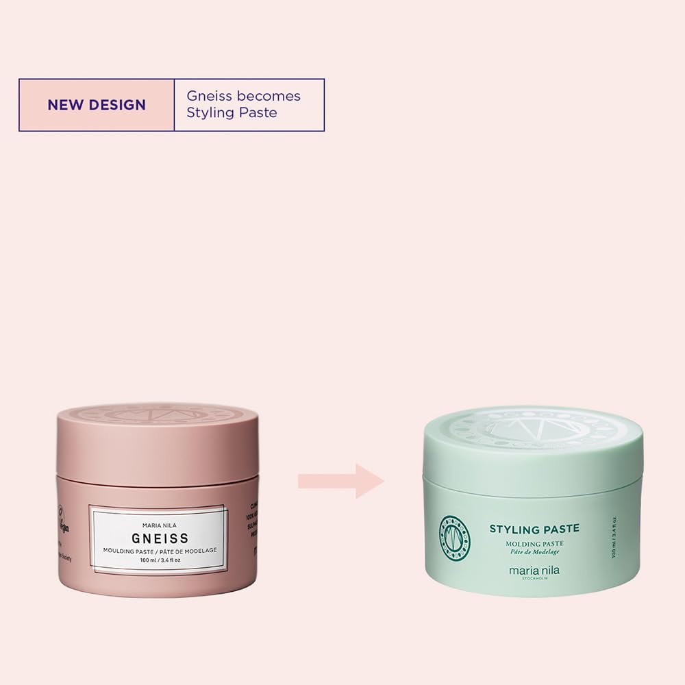 Maria Nila Stylingpaste/Gneiss, Hold 2/5, Verdickende & flexible Formpaste, ideal für langes und kurzes Haar, 100% vegan