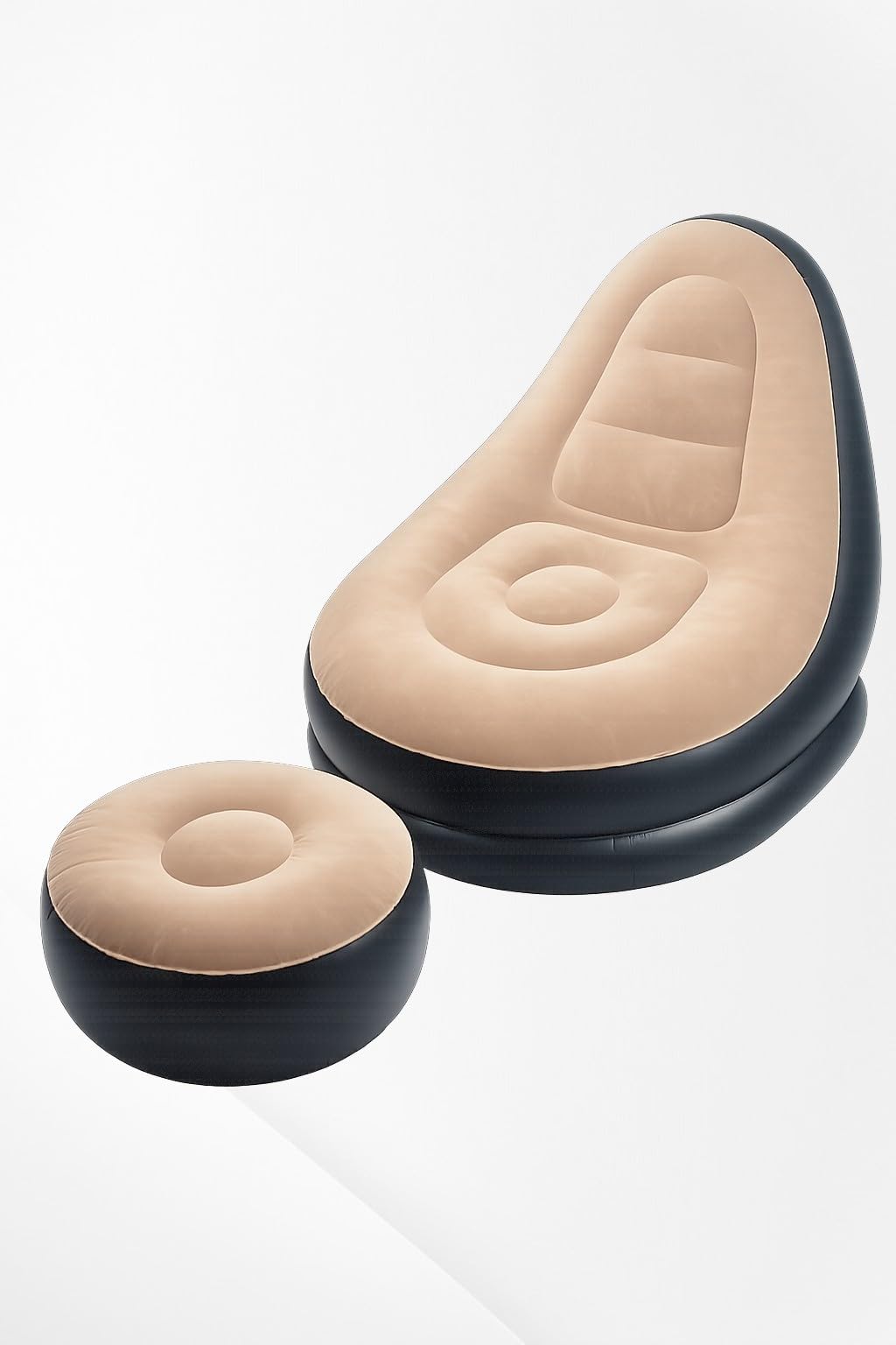 Inflatable Air Couch Sofa for Indoor Camping Guest Seating | Portable Design, Easy to Inflate, Temporary Seating, Indoor & Outdoor Use, Space Saving-image-44