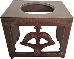 Apoio/Suporte De Atabaque Desenho De Oxossí/Odé - Oferta