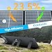 Ecosonique 200W Portable Solar Panel for Power Stations, Foldable & Lightweight with Kickstand, USB-C PD3.0 & USB-A QC3.0, MC4 & Multi-Output for Solar Generators, RVs, Camping, and Outdoor Use