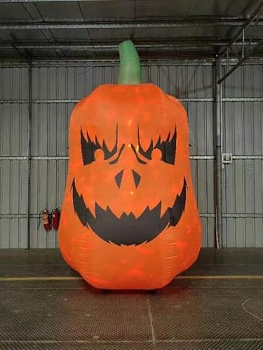 SEASONBLOW 12 FT Halloween Inflatable Giant Pumpkin Decoration for Lawn Yard Garden Outdoor Holiday Decor