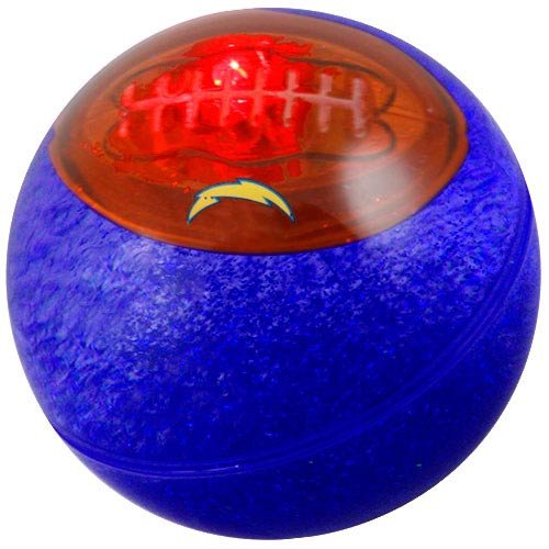 NFL San Diego Chargers Super Ball, 3-Inch, Clear