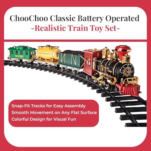 Image of Braintastic Smok Train Toy Set with Sound and Music (CHOOCHOO Train)