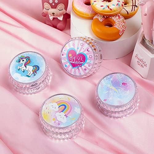 Lewtemi OB-220531-A 4 Pack Yo Yo For Kids Led Light Up Yoyo Beginner Responsive Ball Toys Unicorn Yoyo Pink Yoyo Rainbow Yoyo thumb #3