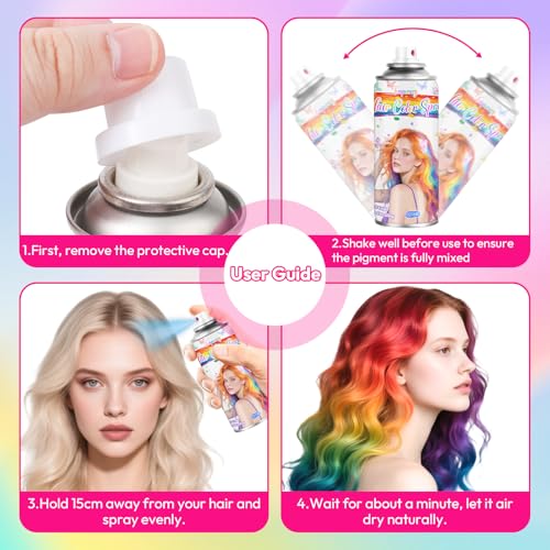Blue, Pink & Gray Hair Spray 4.06oz miniatura 3