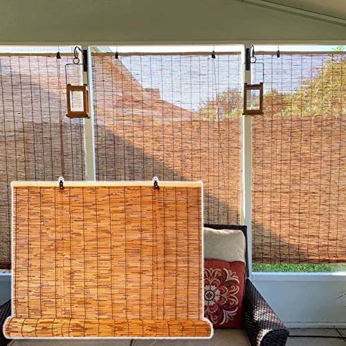 Bambusrollo 100 120 130 150 180 200 cm Breit Natur Schilfrohrvorhang...