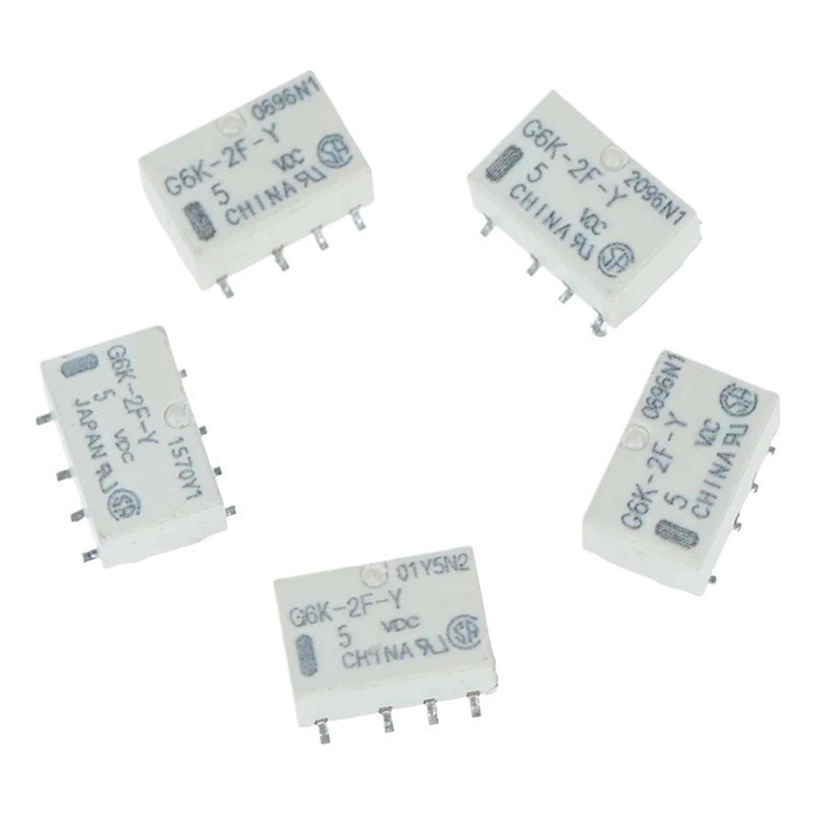 Relé de señal SMD con conmutación de baja señal de 5 V CC para domótica