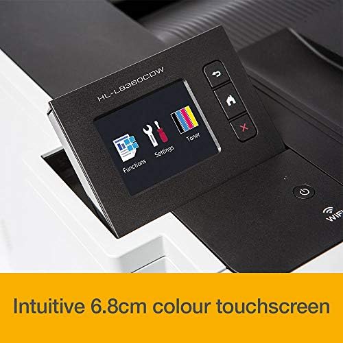 Brother HL-L8360CDW Colour Laser Printer - Single Function, Wireless/USB 2.0/Network/NFC, 2 Sided Printing, A4 Printer, Business Printer, UK Plug
