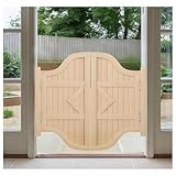 Puerta de media cintura| Puertas Mostrador Retro De Cafe| Cocina Puertas del Batiente del Salón Occidental| Puerta Abatible De Madera Maciza de mayordomo(W70xH70cm(27.55X27.55in))