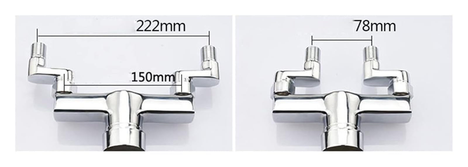 Reductor de grifo macho, adaptador de g3/4 a g1/2, reductor de latón de 3/4 a 1/2, grifo de esquina con tornillo excéntrico, adaptador de g1 macho a g3/4 hembra de g1/2 a g3/4(Chrome B)