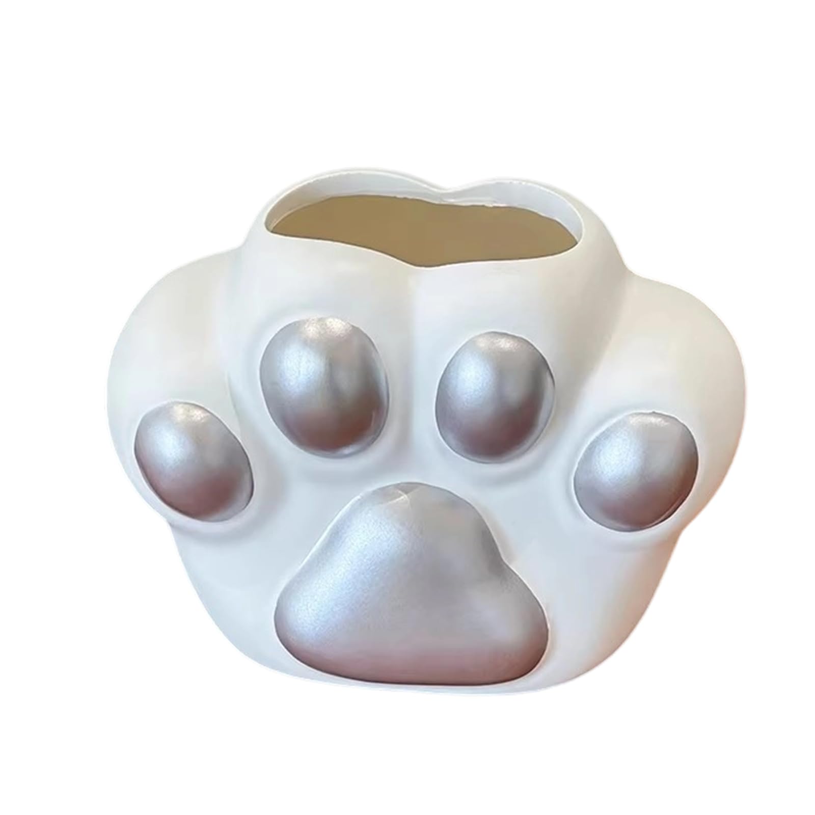 LUCKGONI Creative Cats Paws Planter Organic Resin for Desktop Decoration Suitable Succulents Small Plant