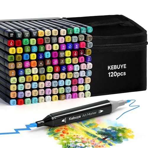 120 Colors Alcohol Art Markers Set