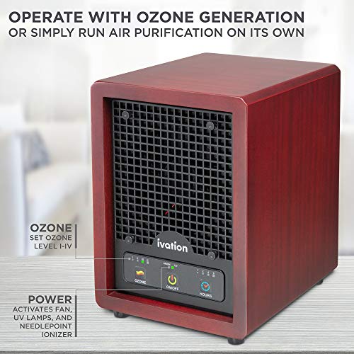 Ivation 5in1 Air Purifier & Ozone Generator For Up to 3,500 Sq/Ft