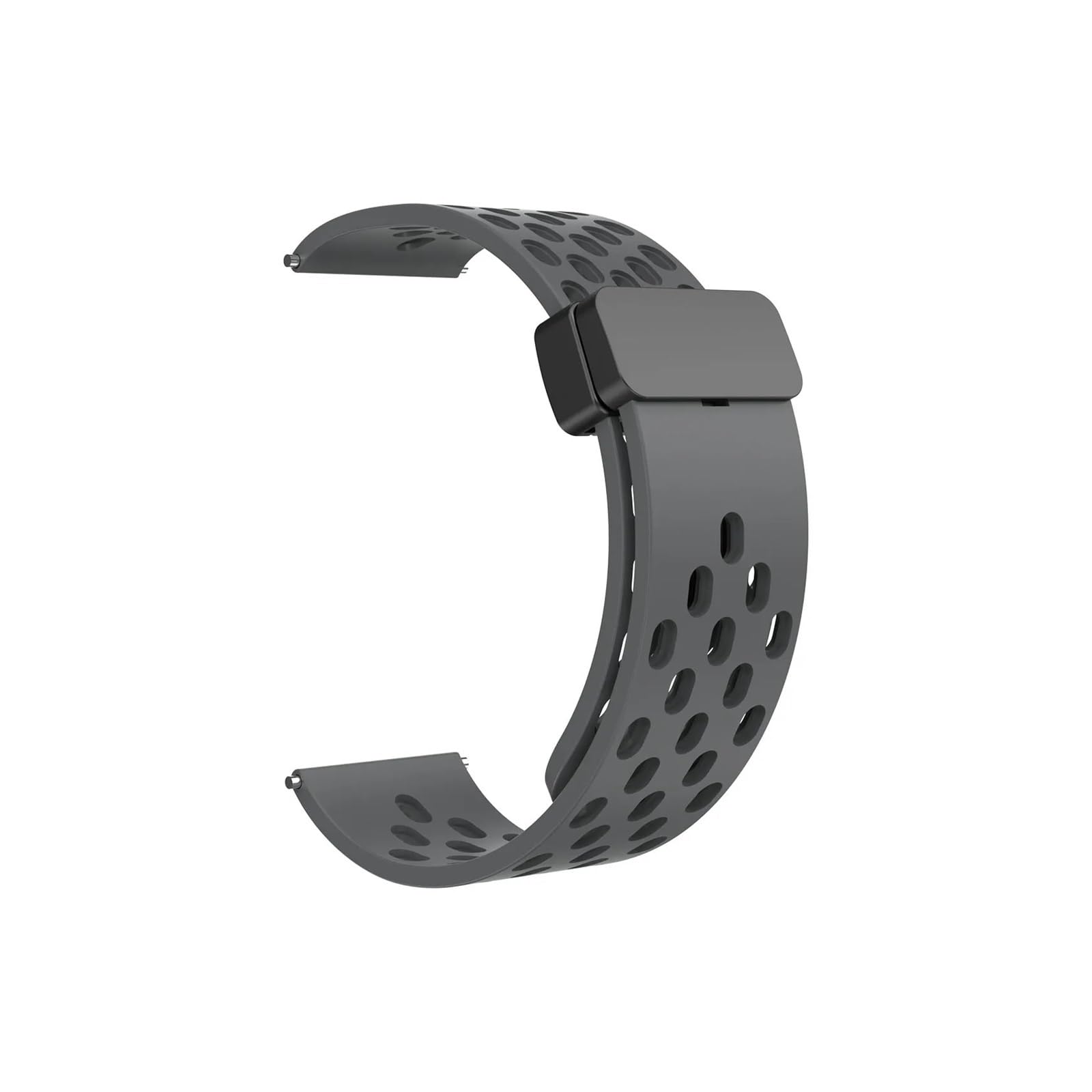 Correa magnética de silicona de 22 mm, 20 mm y 18 mm para GT5 GT5 Pro GT4 GT3 46 mm, correa deportiva transpirable para reloj GT5 GT4 41 mm