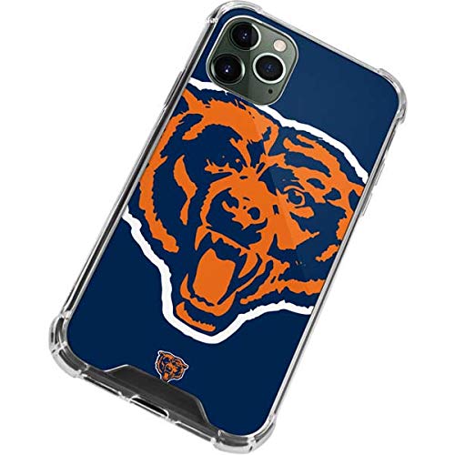 Skinit Clear Phone Case Compatible with iPhone 12 Pro Max - Officially Licensed NFL Chicago Bears Retro Logo Design