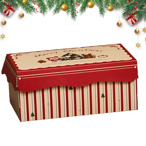 Cajas de galletas de Navidad de cartón pequeño para repostería casera 7