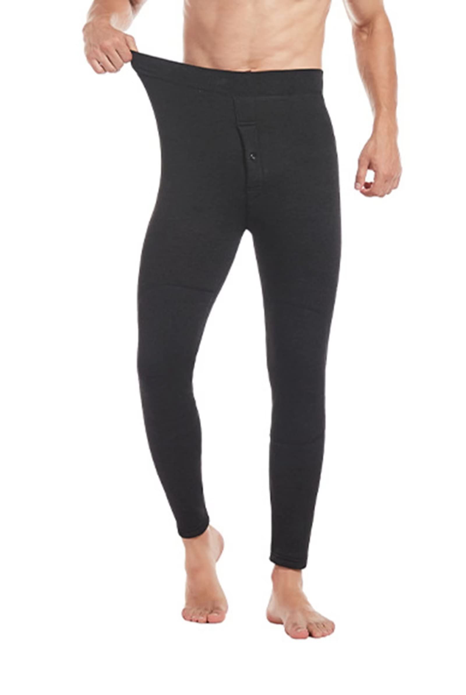 Mallas Termicas Hombre Pack 2 Pantalon Termico Invierno Calzoncillos Largos Termicos Cálido & Extra Cálido
