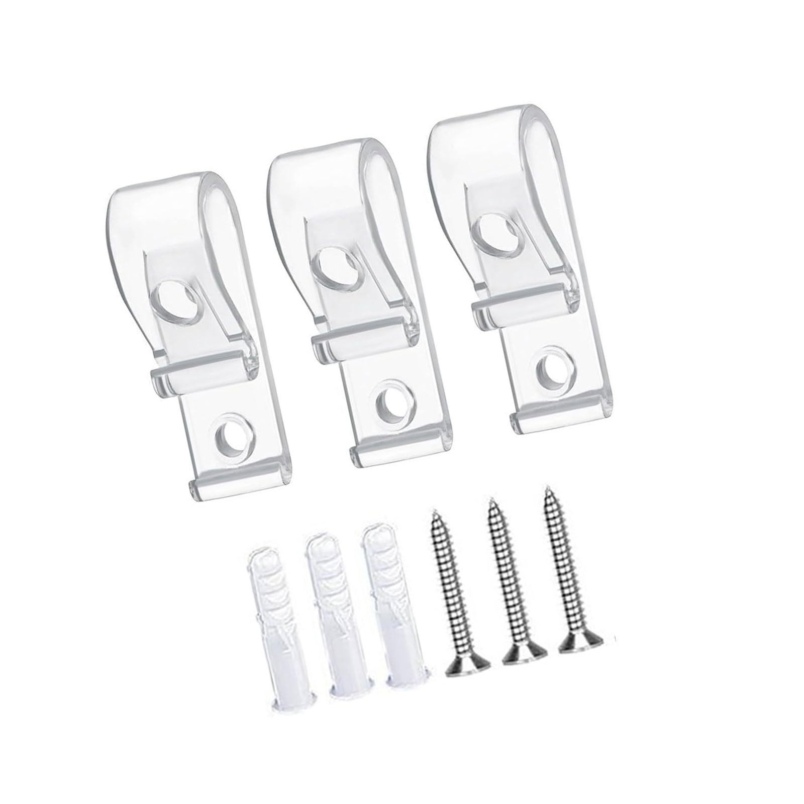 Elnwnnkc B Clear Window Lind Fixing Hook Strong Metal Component Not Cord Linds Fasteners Ensures Stability & Prevents Accidents Clear Window Simple Lind
