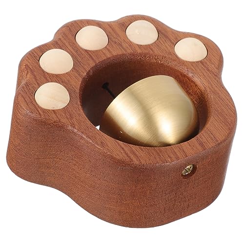 Cloche ouverture de porte bois et sonnette décorative pour la maison