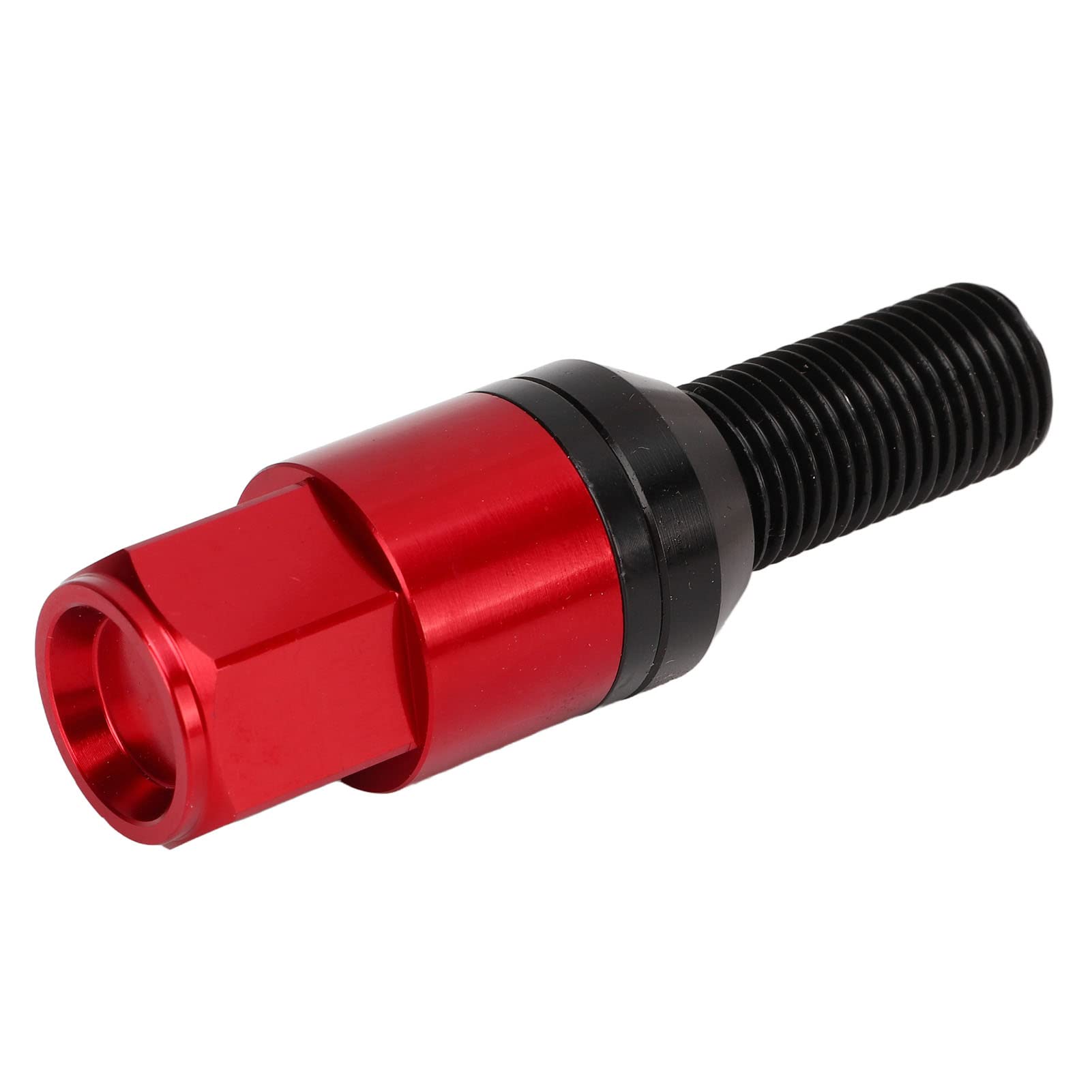 Hochwertige 35CrMo-Kegelsitz-Radschrauben, 20 Stück Sechskant-17-mm-Radbolzen M14x1,5, Güteklasse 12,9 für Autos, Universell Einsetzbar mit Langer (Rot)