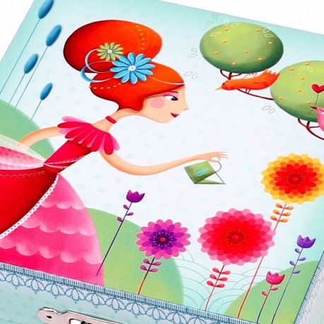 COFFRE MUSICAL ECUREUIL - Ulysse Couleur D'enfance - Des Dès En Bois