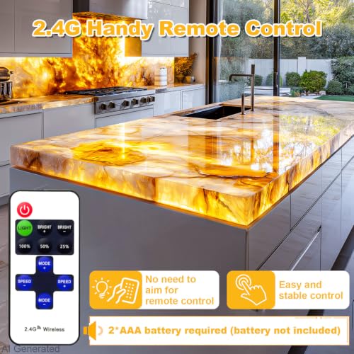 Lichaser 4 Pack Láminas LED Retroiluminadas Blanco Cálido 24V miniatura 5