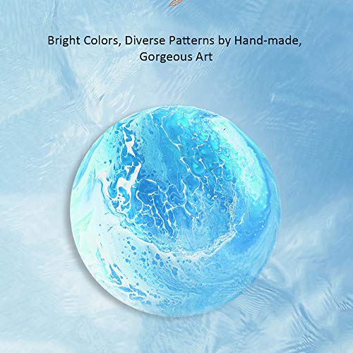 Zwbfu Kit de conjunto de tinta para tecido de 4 cores 60ml cada garrafa Tinta têxtil para tela de ar