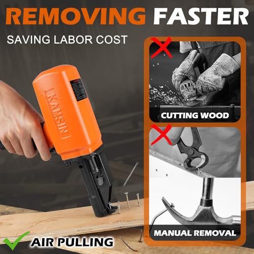 KAMSIN BD70 Pneumatic Nail Puller with Safety, Labor-saving Air Denailer for Removing Rusty Pallet Nails from Discard or Recycled Wood - Image 5