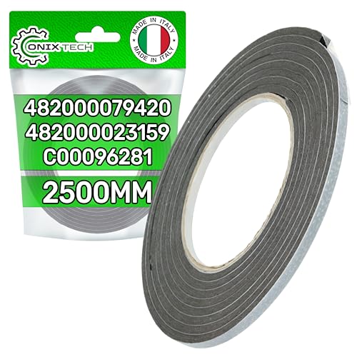 Adhesiva Junta Placa Vitroceramica Universal 2,5 m x 5 mm x 3 mm con Código Original 482000023159...