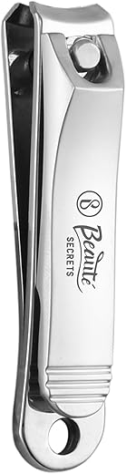 Beauté Secrets Stainless Steel Toenail/Fingernail Clipper/Nail Nipper Set For Thick Nails, Professional Nail Cutter (Pack of 1)